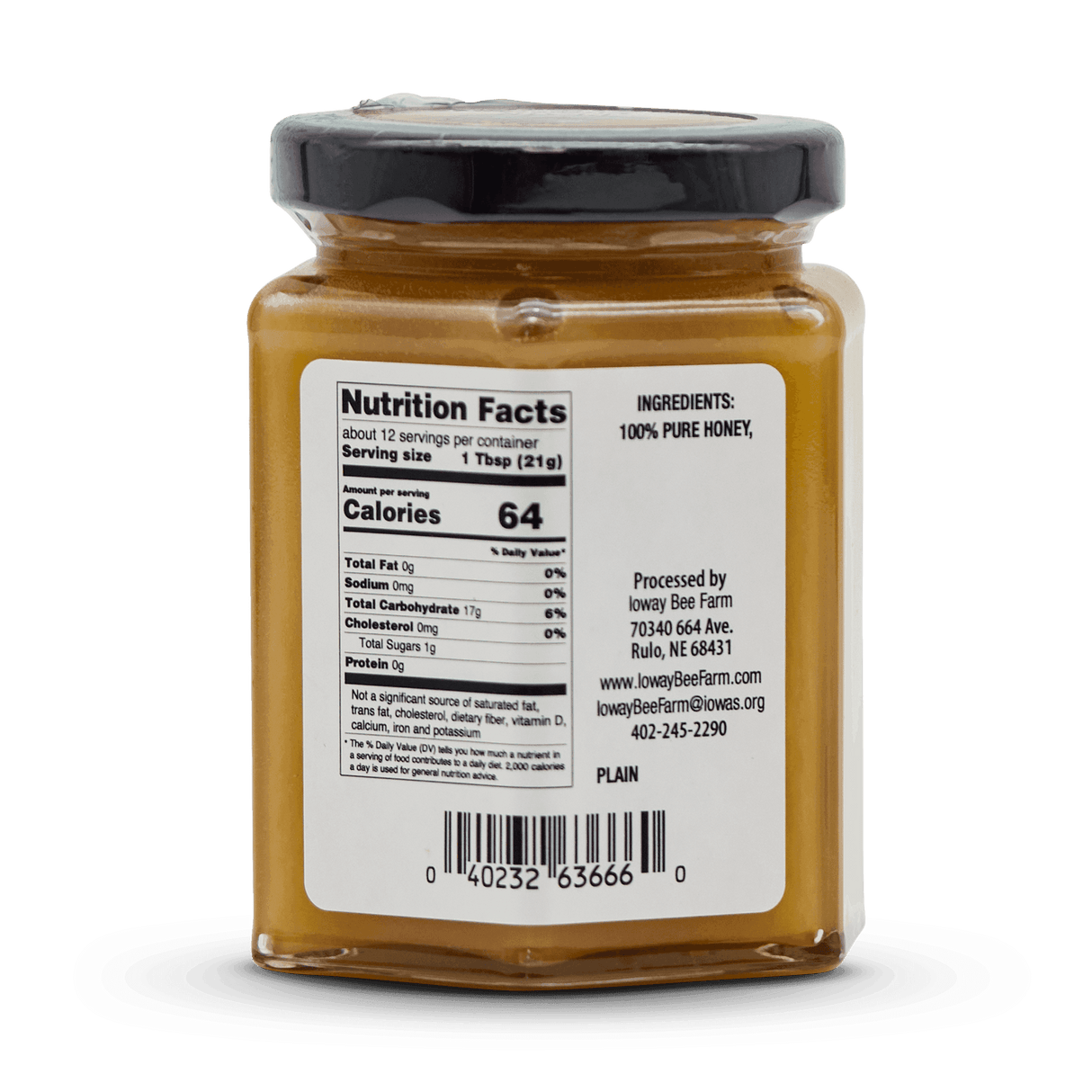 Ioway Bee Farm Plain Creamed Honey