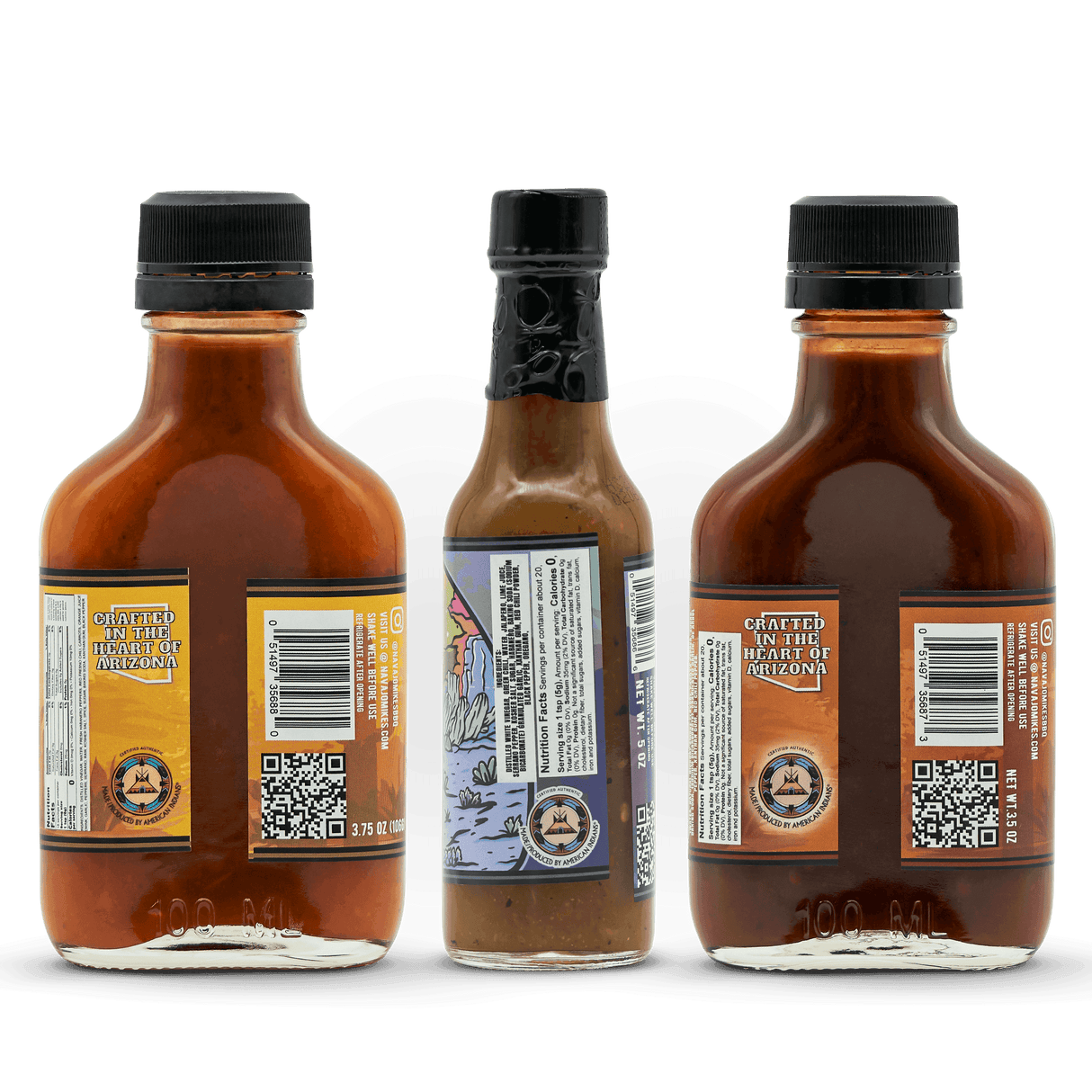 Navajo Mike's Hot Sauce Trifecta