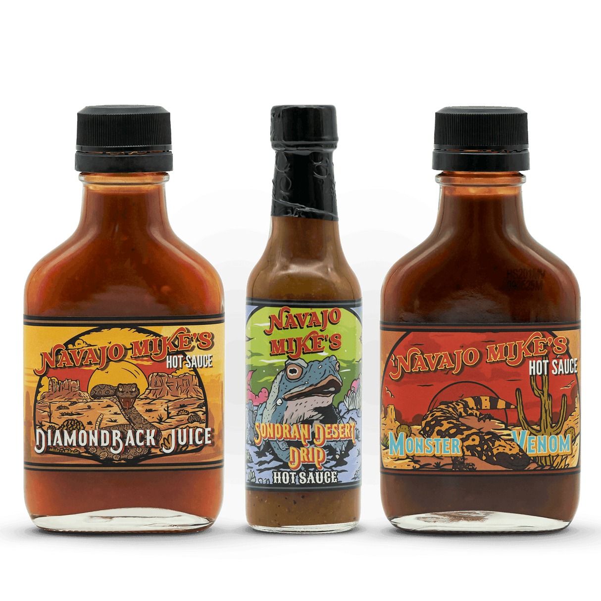 Navajo Mike's Hot Sauce Trifecta