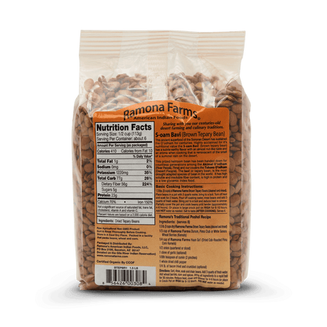 Ramona Farms Brown Tepary Beans (S-Oam Bavi)