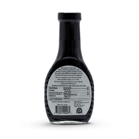 Red Lake Nation Foods Wild Blueberry Syrup (miinan-zhiiwaagamizigan)