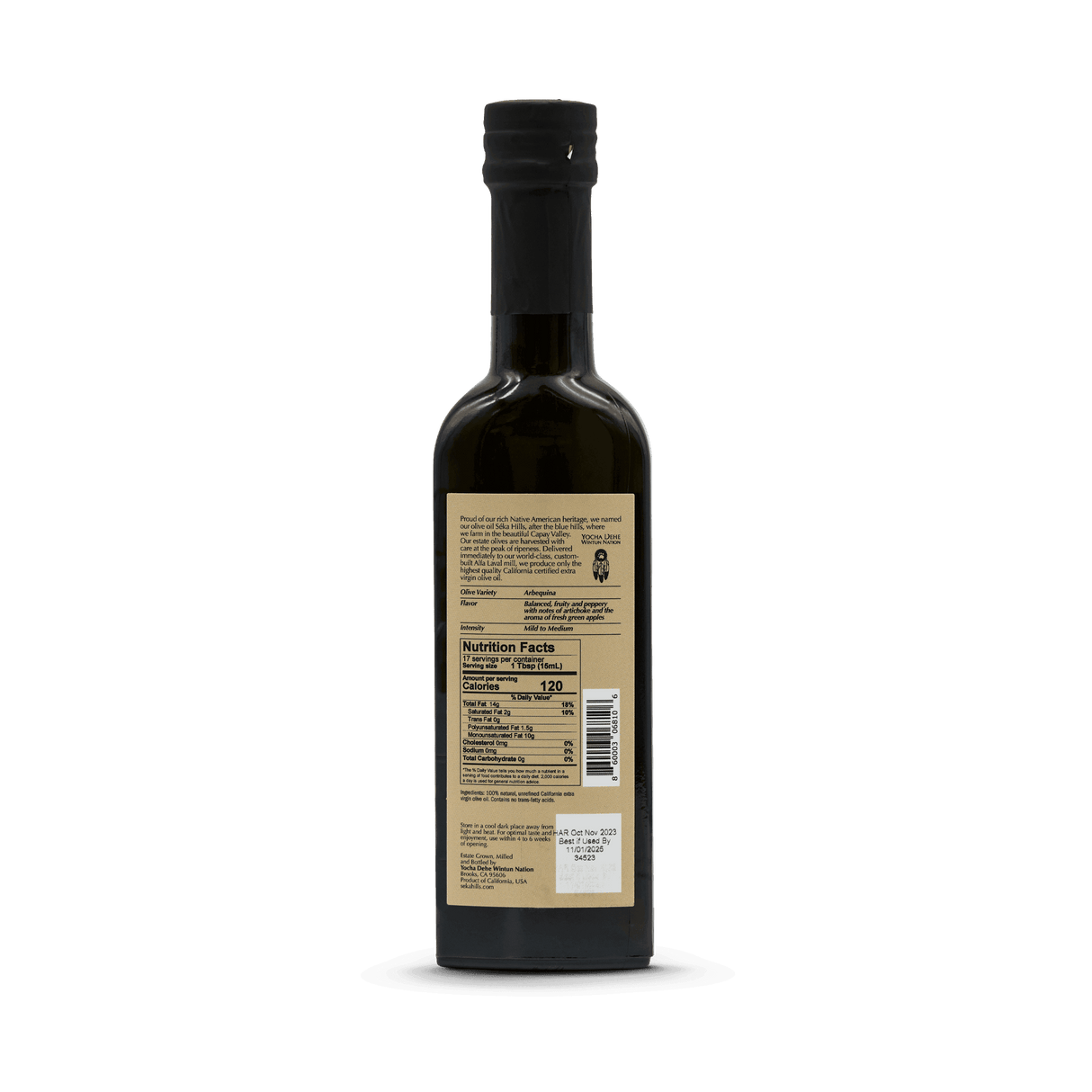 Séka Hills Arbequina Estate Grown Extra Virgin California Olive Oil